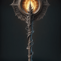 3d-perspective-magic-staff-artifact--dark-souls-item-wand-rod-a-highly-detailed-fantasy-masterpiece--795331393